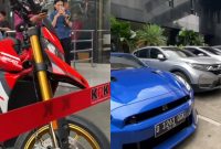 OTT Wamenaker Immanuel Ebenezer hebohkan publik, KPK sita 22 kendaraan mewah dari mobil sport hingga motor Ducati. (Foto: Tangkap layar Instagram)