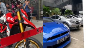 OTT WAMENAKER IMMANUEL EBENEZER HEBOHKAN PUBLIK, KPK SITA 22 KENDARAAN MEWAH DARI MOBIL SPORT HINGGA MOTOR DUCATI. (FOTO: TANGKAP LAYAR INSTAGRAM)