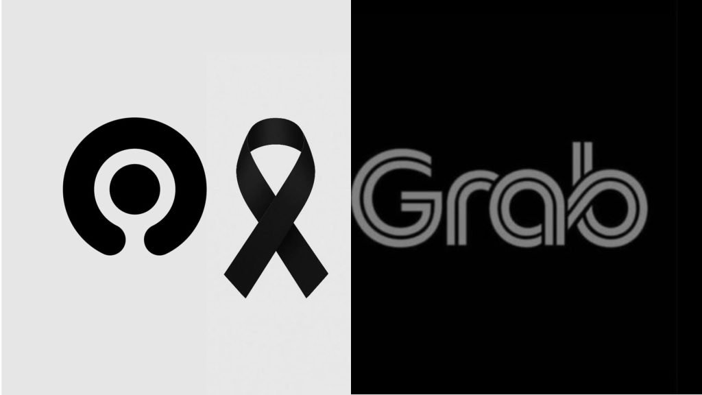 Viral! Gojek dan Grab Ubah Logo Hitam Buntut Tewasnya Driver Ojol Affan ...