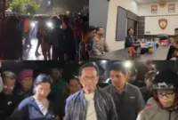Gubernur DIY, Sri Sultan Hamengku Buwono X mendatangi Mapolda DIY untuk menemui massa. (Sumber Foto: Tangkapan Layar/Instagram @humasjogja)