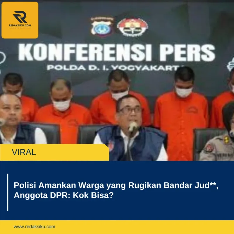 Polisi Amankan Warga yang Rugikan Bandar Judi Online, Anggota DPR: Kok Bisa?