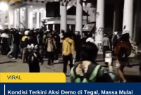 Kondisi Terkini Aksi Demo di Tegal, Massa Mulai Geruduk DPRD Jateng