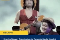 Komika Wawan Teamlo dan Jui Purwoto Sindir Kondisi Negeri Lewat Lagu Konoha Sudah Terang