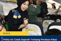 Pelita Air Cetak Sejarah! Terbang Perdana Pakai Bahan Bakar Ramah Lingkungan dari Pertamina