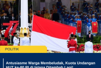 Antusiasme Warga Membeludak, Kuota Undangan HUT ke-80 RI di Istana Ditambah Lagi!