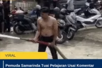 Pemuda Samarinda Tuai Pelajaran Usai Komentar Negatif ke Petugas Damkar