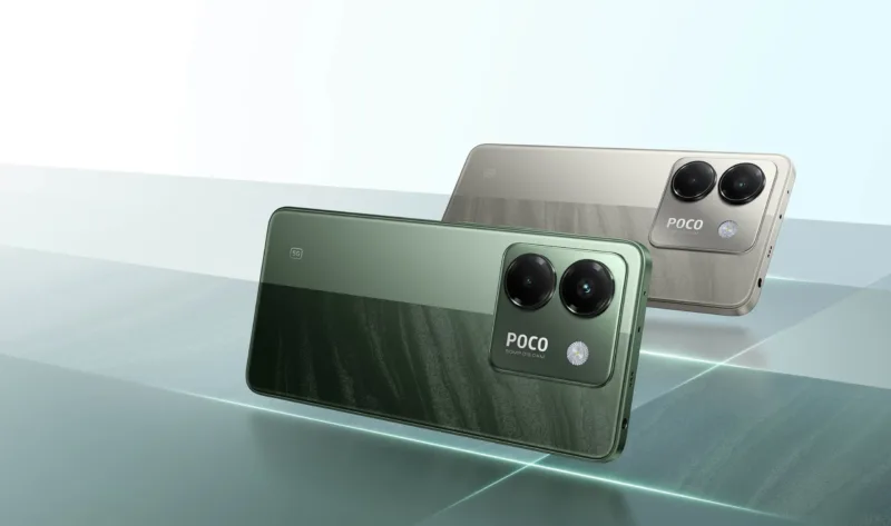 Ilustrasi ponsel seri POCO M7 Pro. 