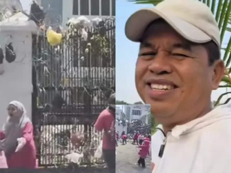 Aksi demo DPRD Jawa Barat diwarnai lemparan sampah, berikut respons mengejutkan Gubernur Dedi Mulyadi. (Foto: Tangkap layar Instagram)