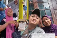 Ibu berjilbab pink disebut simbol Brave Pink 17+8, namun keluarganya ungkap fakta mengejutkan tentang kondisinya. (Foto: Instagram @fakta.indo)
