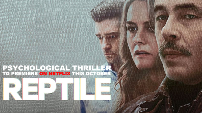 Ilustrasi poster film reptile.