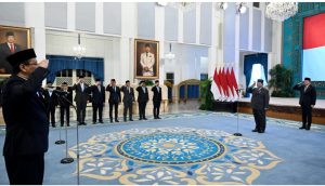 PRABOWO SUBIANTO RESHUFFLE KABINET DAN MELANTIK 5 MENTERI SERTA WAKIL MENTERI. (FOTO: BPMI SETPRES)