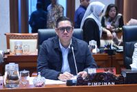 Wakil Ketua Komisi I DPR RI, Dave Akbarshah Fikarno tanggapi kritik ketidakhadiran anggota DPR RI saat demo berlangsung. (Foto: DPR RI)