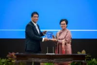 Serah terima jabatan Menteri Keuangan dari Sri Mulyani ke Purbaya Yudhi Sadewa. (Foto: Dok. Kemenkeu)