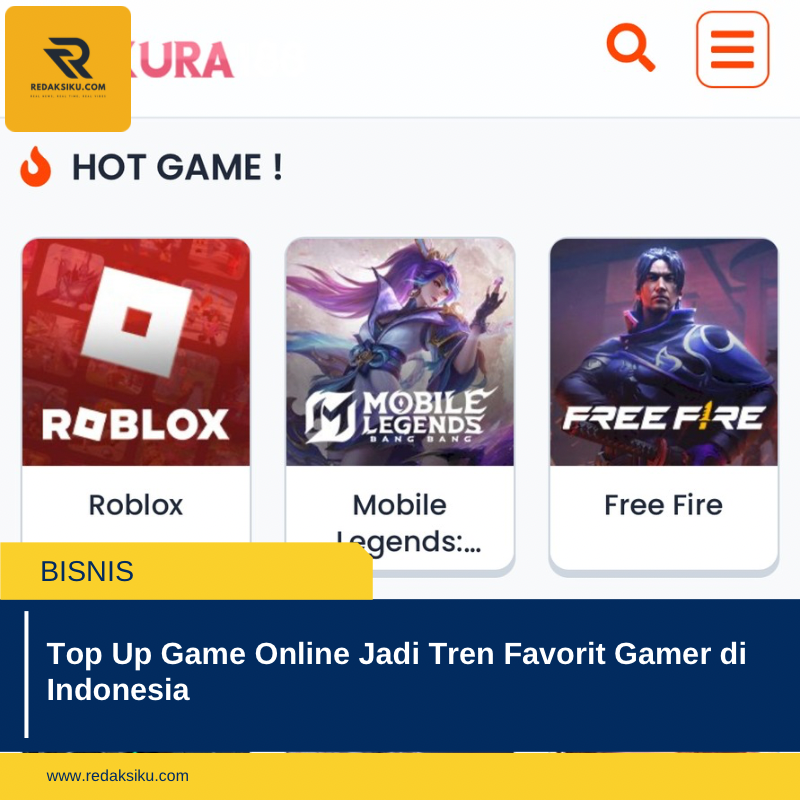 Top Up Game Online Jadi Tren Favorit Gamer di Indonesia
