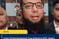 Ustaz Khalid Basalamah Usai Diperiksa KPK: Ngaku Jadi Korban Travel Haji