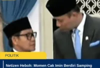 Netizen Heboh: Momen Cak Imin Berdiri Samping AHY Jadi Sorotan