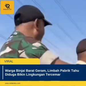 WARGA BINJAI BARAT GERAM, LIMBAH PABRIK TAHU DIDUGA BIKIN LINGKUNGAN TERCEMAR