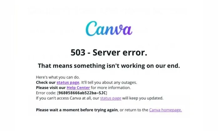 Canva Down 20 Oktober 2025: Pengguna Global Keluhkan Tak Bisa Akses dan Simpan Desain Canva Down 20 Oktober 2025: Pengguna Global Keluhkan Tak Bisa Akses dan Simpan Desain