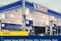 Update Harga BBM Oktober 2025: Pertamina, Shell, BP, Vivo, Lengkap per Wilayah