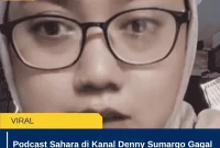 Podcast Sahara di Kanal Denny Sumargo Gagal Tayang, Netizen Menang Voting