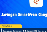 Gangguan Smartfren 3 Oktober 2025: Internet, Telepon, dan SMS Down di Berbagai Wilayah