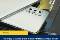 Komdigi Usulkan Balik Nama HP Bekas untuk Tekan Peredaran Ponsel Ilegal