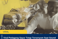 Viral Pedagang Sayur Tetap Tersenyum Saat Sound Horeg Lewat, Bikin Haru Warganet