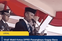 Viral! Wakil Ketua DPRD Pasangkayu Gagap Baca UUD 1945, Netizen: â€œMungkin Grogiâ€