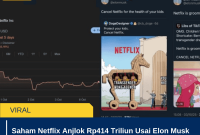 Saham Netflix Anjlok Rp414 Triliun Usai Elon Musk Serukan Boikot Konten LGBT