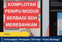 Terbongkar! Penipuan TikToker “Koko Berbagi†Janjikan DANA Kaget Palsu, Banyak Korban Tertipu