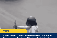 Viral! 3 Debt Collector Rebut Motor Wanita di Cengkareng Akhirnya Dibekuk Polisi: Aksi Kasar Terekam Kamera