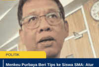 Menkeu Purbaya Beri Tips ke Siswa SMA: Atur Uang, Jangan Hidup dari Utang