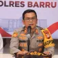 Kapolres Barru AKBP Ananda Fauzi Harahap, S.I.K., M.H. merilis data keamanan sepanjang tahun 2025.