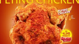 Promo Richeese terbaru menghadirkan Combo Mabar Flying Chicken Whole lengkap nasi dan minum. Cocok buat rame-rame dengan harga terjangkau. (Foto: Instagram @richeese_factory)