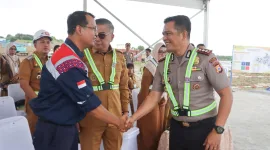 Sekolah Rakyat Sulsel mulai dibangun di Barru. Kapolres Barru turut hadir dalam kegiatan ground breaking program nasional Presiden Prabowo.