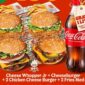 Berikut adalah promo Burger King terbaru Januari 2026 dengan paket super hemat yang sayang dilewatkan. (Foto: Instagram @burgerking.id)