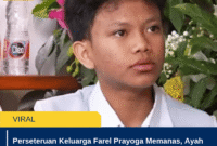 Perseteruan Keluarga Farel Prayoga Memanas, Ayah dan Manajer Saling Tantang Soal Aliran Dana Fantastis