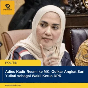 Adies Kadir Resmi ke MK, Golkar Angkat Sari Yuliati sebagai Wakil Ketua DPR Adies Kadir Resmi ke MK, Golkar Angkat Sari Yuliati sebagai Wakil Ketua DPR