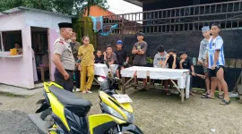 Stop Balap Liar, Kapolsek Pujananting Edukasi Remaja di Barru