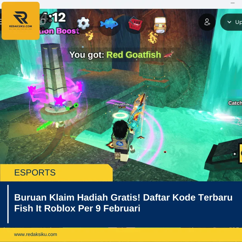 Buruan Klaim Hadiah Gratis! Daftar Kode Terbaru Fish It Roblox Per 9 Februari