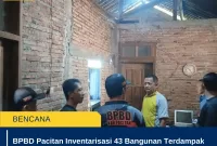 BPBD Pacitan Inventarisasi 43 Bangunan Terdampak Gempa Magnitudo 6,4