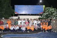 Apel Gabungan Malam Takbiran di Barru