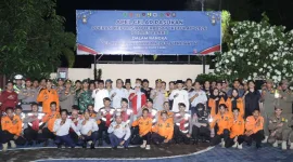 Apel Gabungan Malam Takbiran di Barru
