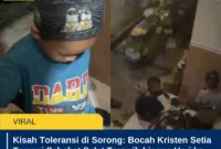 Kisah Toleransi di Sorong: Bocah Kristen Setia Temani Sahabat Salat Tarawih hingga Hari ke-15 Ramadan