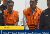 Fakta OTT Bupati Cilacap: Dugaan Pemerasan Ratusan Juta untuk THR Terungkap