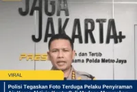 Polisi Tegaskan Foto Terduga Pelaku Penyiraman Air Keras Aktivis KontraS di Medsos Merupakan Hasil AI