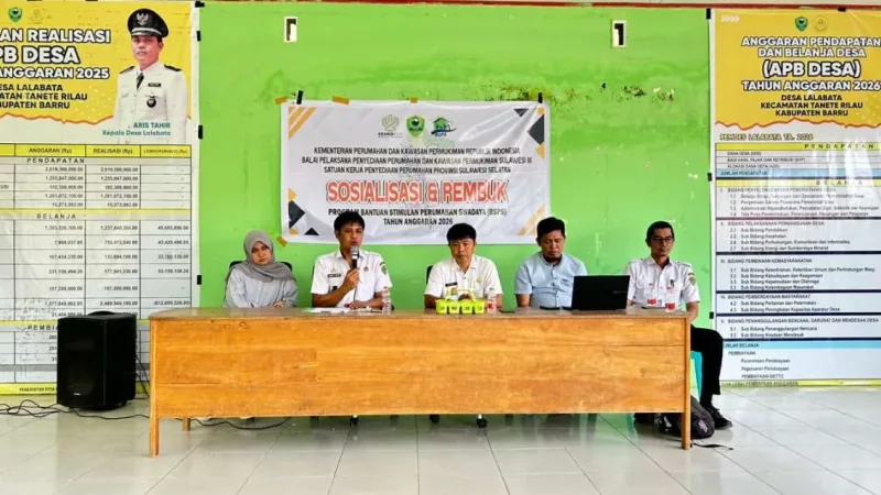 Sosialisasi Desa Lalabata Barru