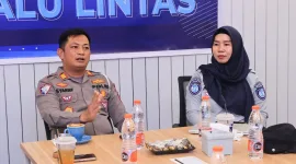 Kasat Lantas Polres Barru, AKP Saripuddin, menggandeng lintas sektor dalam upaya menekan angka kecelakaan lalu lintas di wilayah Kabupaten Barru