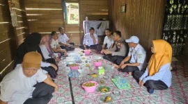 Polsek Pujananting bersama Camat dan Lurah turun langsung menemui warga Dusun Pettung terkait persoalan lahan perkebunan.