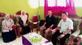 Pengawas provinsi, Muhammad Yunus, S.Pd., M.Pd., saat memantau langsung SMAN 4 Barru. (Foto: Redaksiku.com)